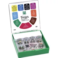 Hygenic  FIESTA 9 Colour Coded Winged Clamp Pak